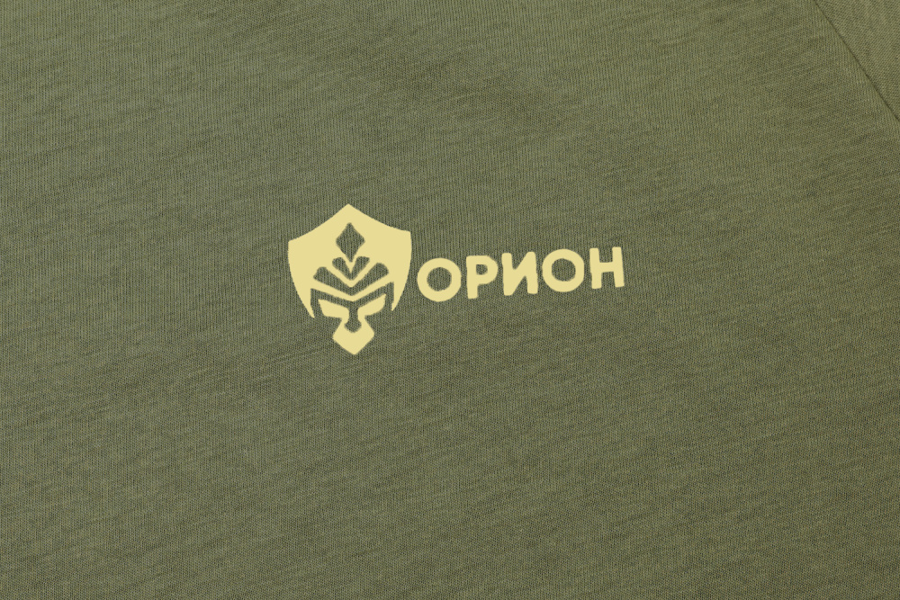 Футболка "Mini Logo " Orion (Мини лого) (хлопок, олива)